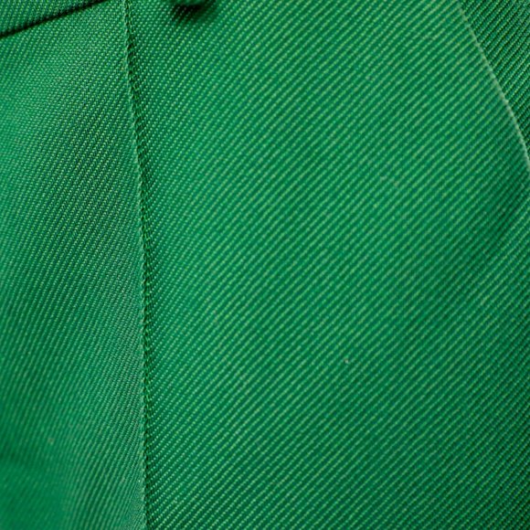 Oscar De La Renta Runway 8 Wool Trousers Pants Green - Picture 7 of 9